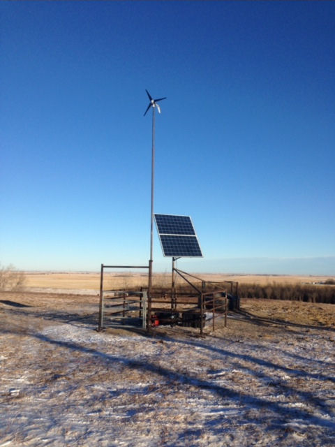 solar powered water troughs